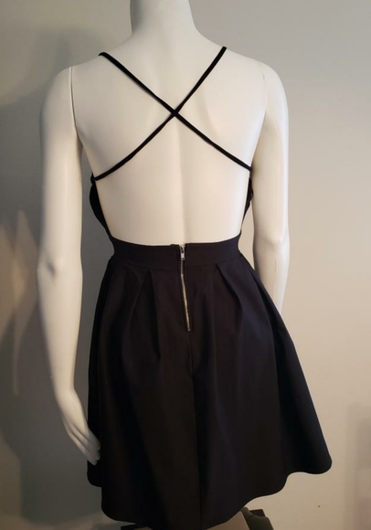 NWT Backless Cocktail Party Midi Dress - Picture 3 of 4